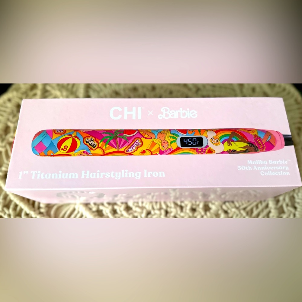 NIB - Chi Malibu Barbie 50th Anniversary collection straightener